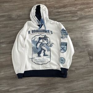 Disney White and Blue Abominable Snowman Sweater